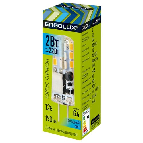 ������������ ����� Ergolux 14345 LED-JC-2W-G4-4K 429�