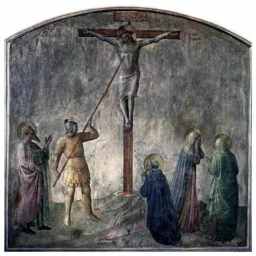        (Crucifixion with Longinus lance)    40. x 40. 1460