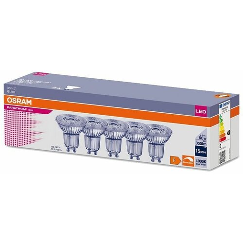   OSRAM  4.5 220 GU10 PAR16 350 4000     5/,  1 2871