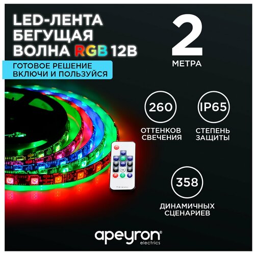    Apeyron 14,4W/m 60Led/m 5050SMD  2M 86 2032