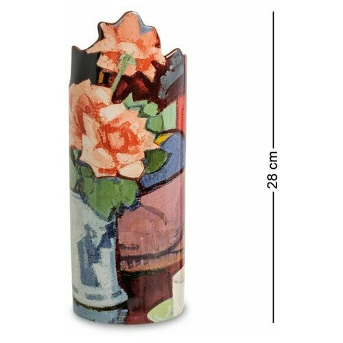  Pink Roses, Chinese Vase    (Silhouette dart Parastone) pr-SDA21 113-107985 6248