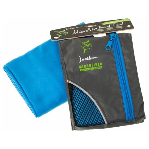    Marlin Travel Towel Blue M 60120  1236