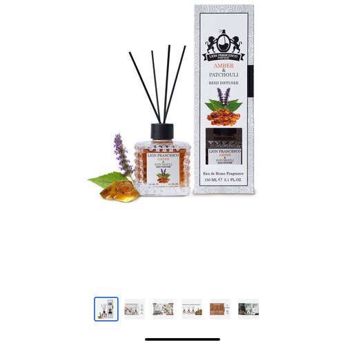   /    /   lion francesco Reed Diffuser Amber & Patchouli 1590