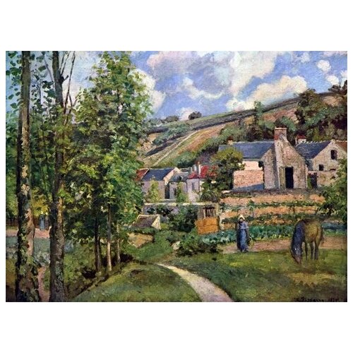 ����������� �� ������ ������ (Landschaft bei Landschaft bei Pontoise) �������� ������ 68��. x 50��. 2480�