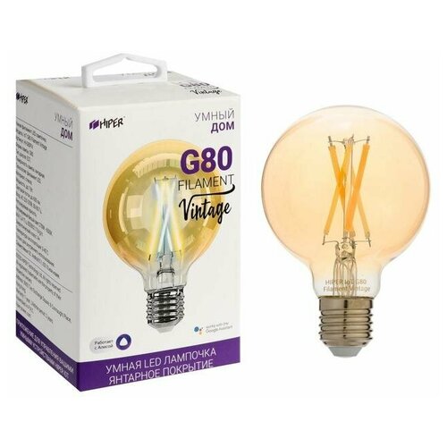   HIPER G80 Filament Vintage E27  7 600lm Wi-Fi [hi-g80fiv] 861