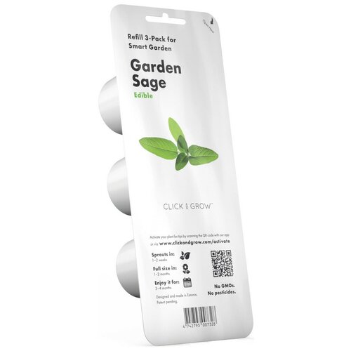 Набор картриджей для умного сада Click and Grow Refill 3-Pack Шалфей (Garden Sage) 2490р