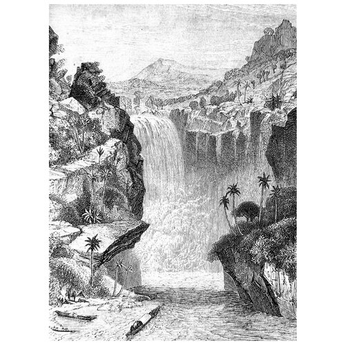     (Waterfall) 12 40. x 54. 1810