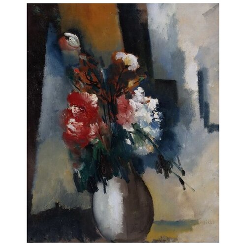        (Bouquet in white vase) 5   40. x 50. 1710