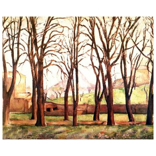          (Chestnut trees at the Jas de Bouffan)   49. x 40.,  1700   