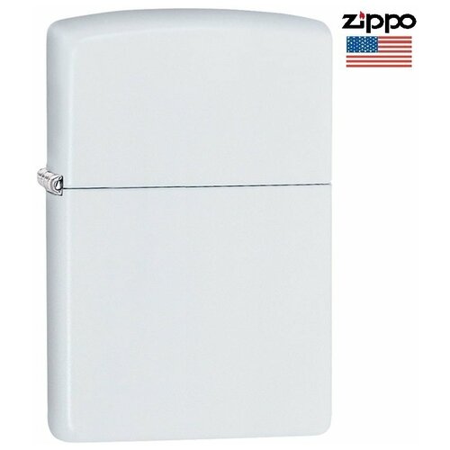    White Matte Zippo . 214 4692