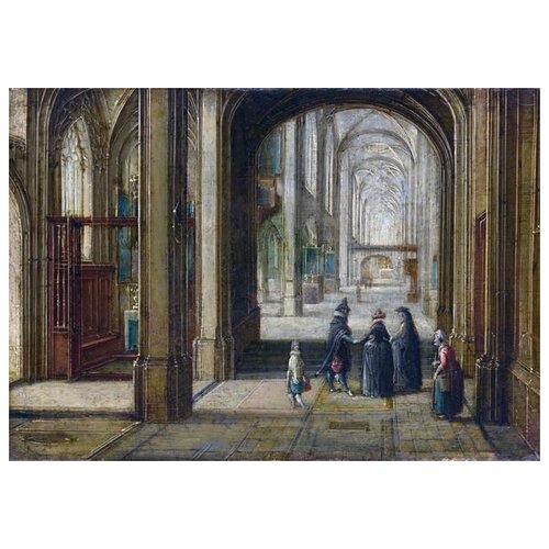       (The Interior of a Gothic Church) 1   71. x 50. 2580