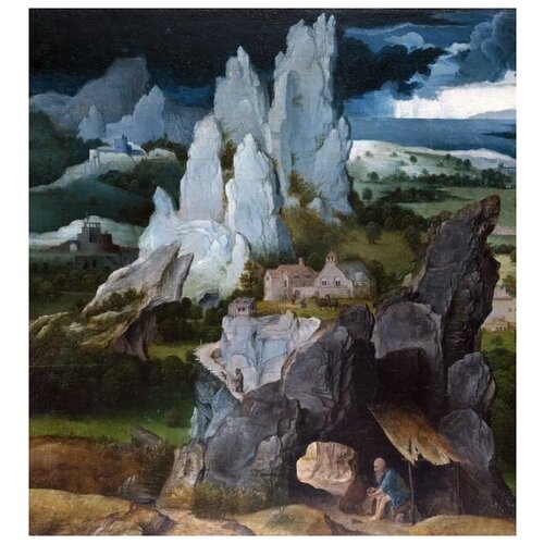         (Saint Jerome in a Rocky Landscape0   30. x 33. 1070