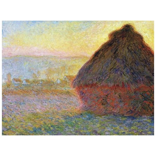 ����������� �� ������ ���� ���� �� ������ (Haystack at the Sunset) ���� ���� 53��. x 40��. 1800�