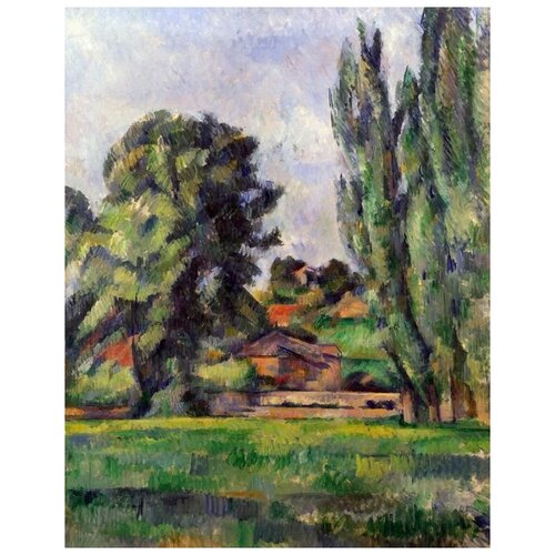       (Landscape with Poplars)   30. x 38. 1200
