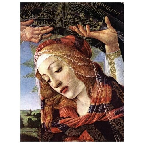      (Madonna of the Magnificat)   30. x 40. 1220