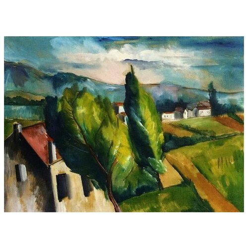         (View of a Village with Red Roofs)   68. x 50. 2480