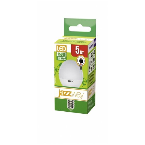    PLED- ECO-G45 5W 14 4000K (5W=40, 400Lm) 230/50 jaZZway 271