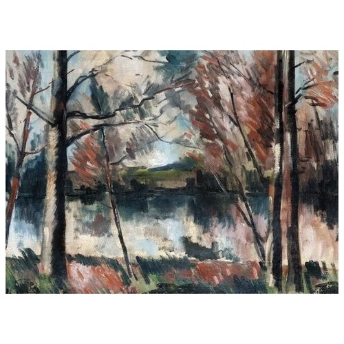        (The trees on the river bank) 2   55. x 40. 1830