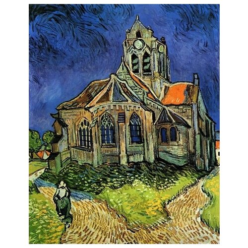       (The church at auvers) 2    40. x 50. 1710