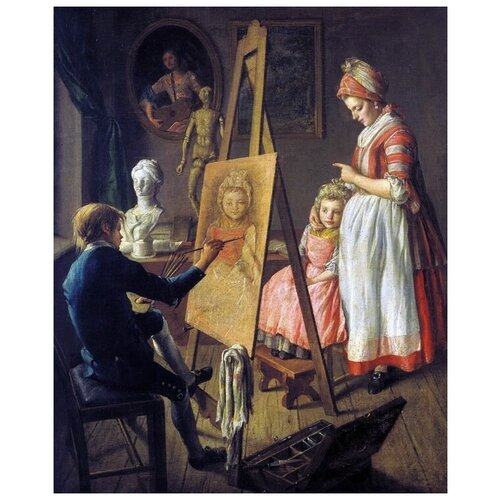      (The young artist)   30. x 37. 1190
