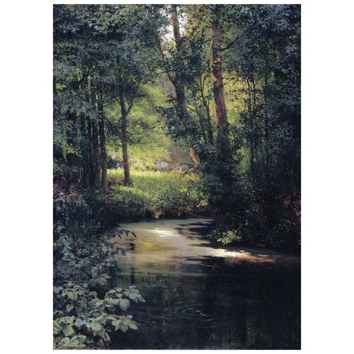     .  (Forest Stream. In the spring of)   50. x 70. 2540