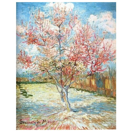        (Peach trees in blossom)    40. x 51. 1750