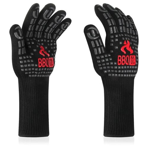 Inkbird BBQ Gloves Термостойкие перчатки, термостойкие прихватки, жаропрочные для гриля, барбекю, мангала и духовки 1897р