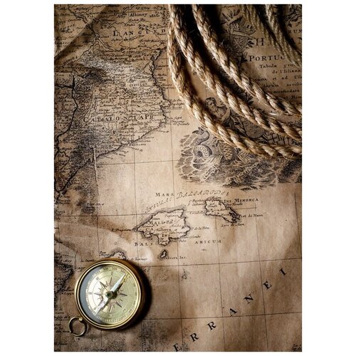       (Map and compass) 2 50. x 70. 2540