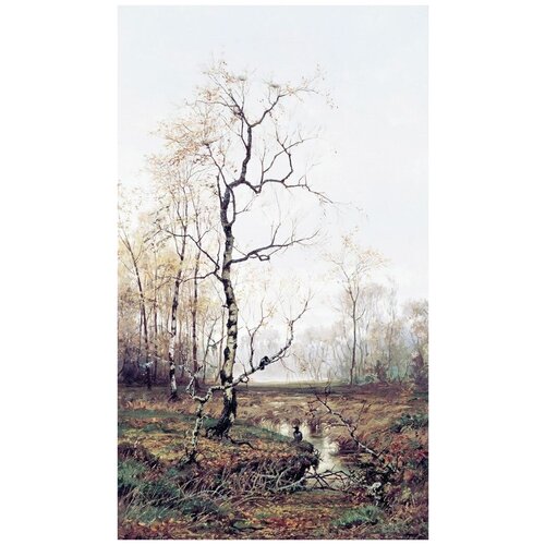 ����������� �� ������ � ����. �� ����� (In the woods. In spring) ������ ���� 40��. x 69��. 2180�