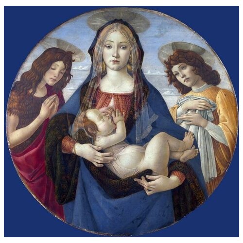        -   (The Virgin and Child with Saint John and an Angel)   61. x 60. 2610