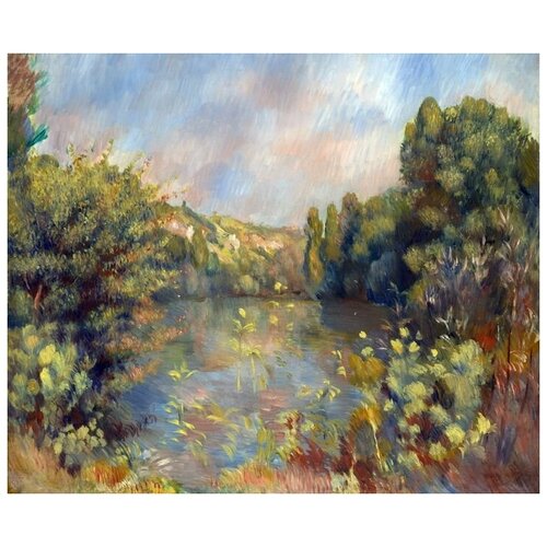        (Lakeside Landscape)   36. x 30.,  1130   