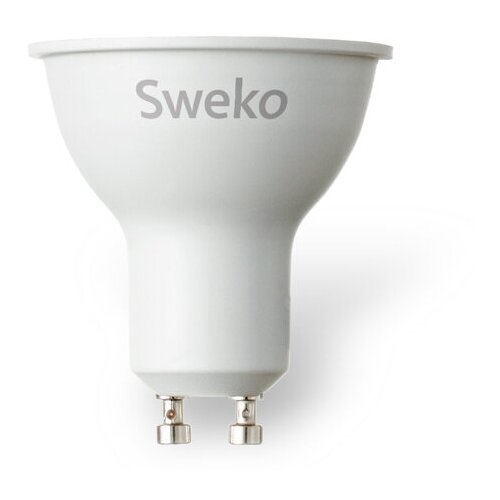 ����� ������������ ������������ LED PAR16 7�� GU10 3000K 42LED Sweko 38537 ������ ���� 123�