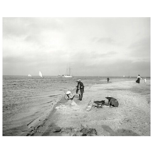       (Children on the beach) 2 50. x 40. 1710