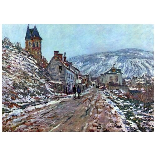    Street near Vetheuil in Winter   42. x 30. 1270