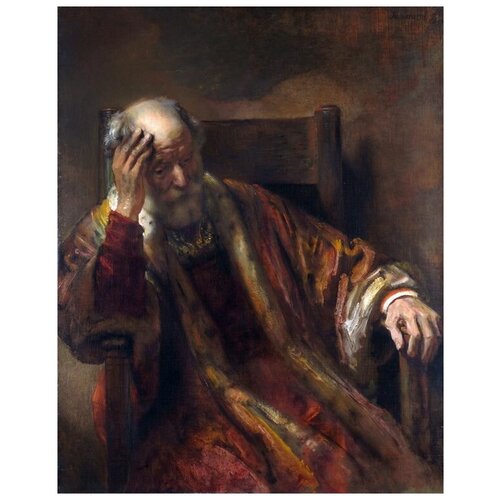      (An Old Man in an Armchair)   40. x 50. 1710