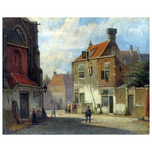        (Figures in a Dutch Street)   38. x 30. 1200
