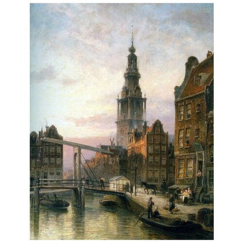       (Amsterdam in the twilight)    30. x 39. 1210