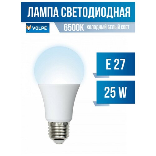 Volpe NORMA  A70 E27 25W(2000lm) 6500K 6K 70x127  LED-A70-25W/6500K/E27/FR/NR (. 690102) 280