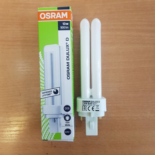  OSRAM  DULUX D 13W/840 G24d-1,    13 , (). 750