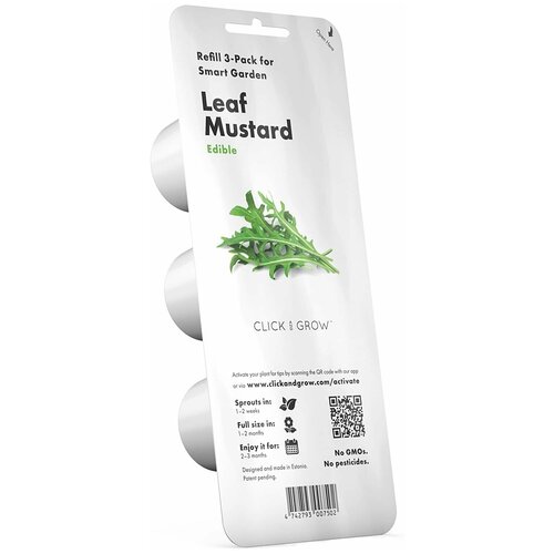      Click and Grow Refill 3-Pack   (Leaf Mustard) 2490