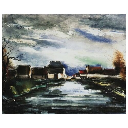         (Village on the Bank of the River) 2   37. x 30.,  1190   