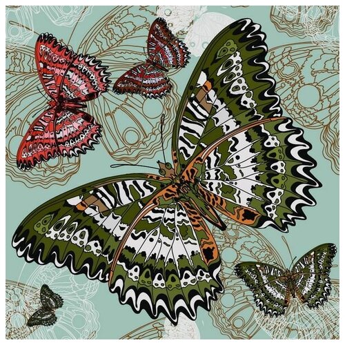     (Butterflies) 5 40. x 40. 1460
