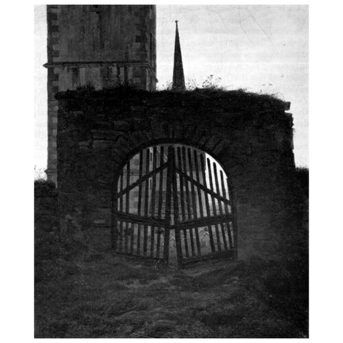      (The churchyard)    30. x 36.,  1130   