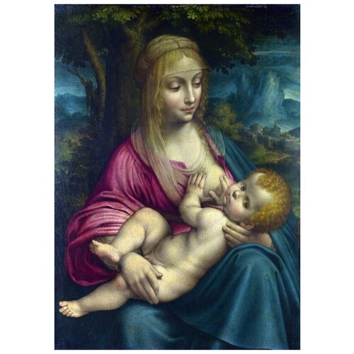       (The Virgin and Child) 9    (Leonardo da Vinci) 40. x 56. 1870