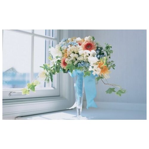      (Wedding Bouquet) 64. x 40. 2060