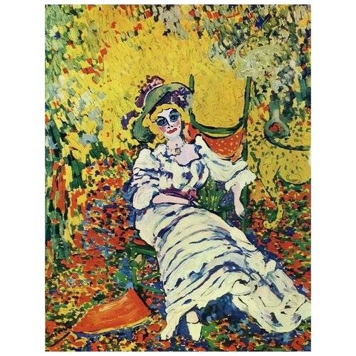       (Woman Resting)   50. x 65.,  2410   