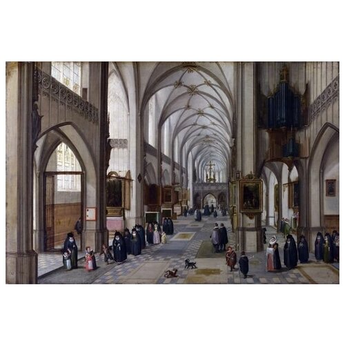       (The Interior of a Gothic Church) 2   60. x 40. 1950