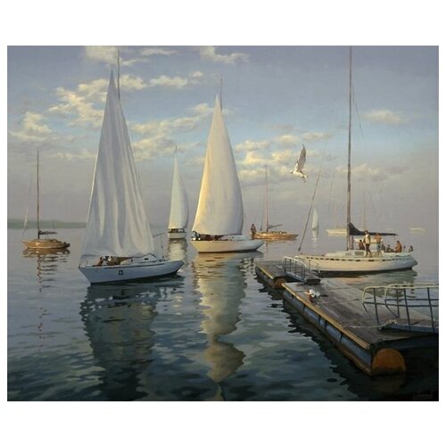   (Sailboats) 2 36. x 30. 1130