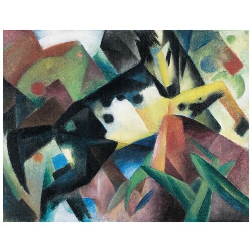      (1912) (Jumping Horse)   51. x 40. 1750