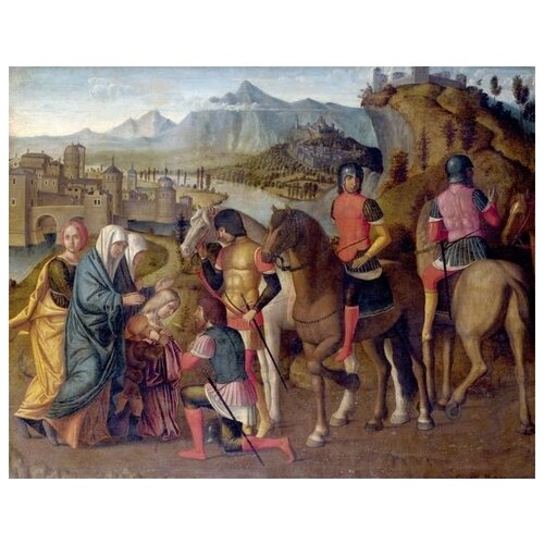        (Coriolanus persuaded by his Family to spare Rome)    38. x 30. 1200